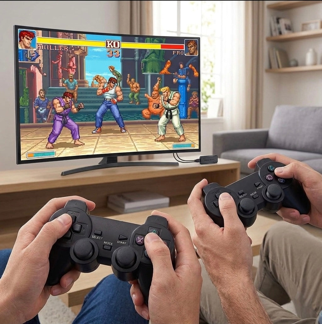 Consola Retro +10000 Juegos 4K Mandos Inalámbricos Game Stick